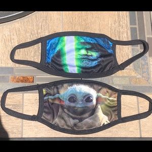 Baby Yoda / Luke Face Mask